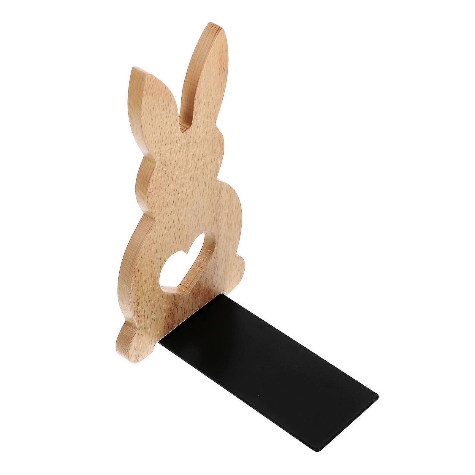 Bookend for Decoration Crafted from Wood in Khaki Color for Desk and Shelf