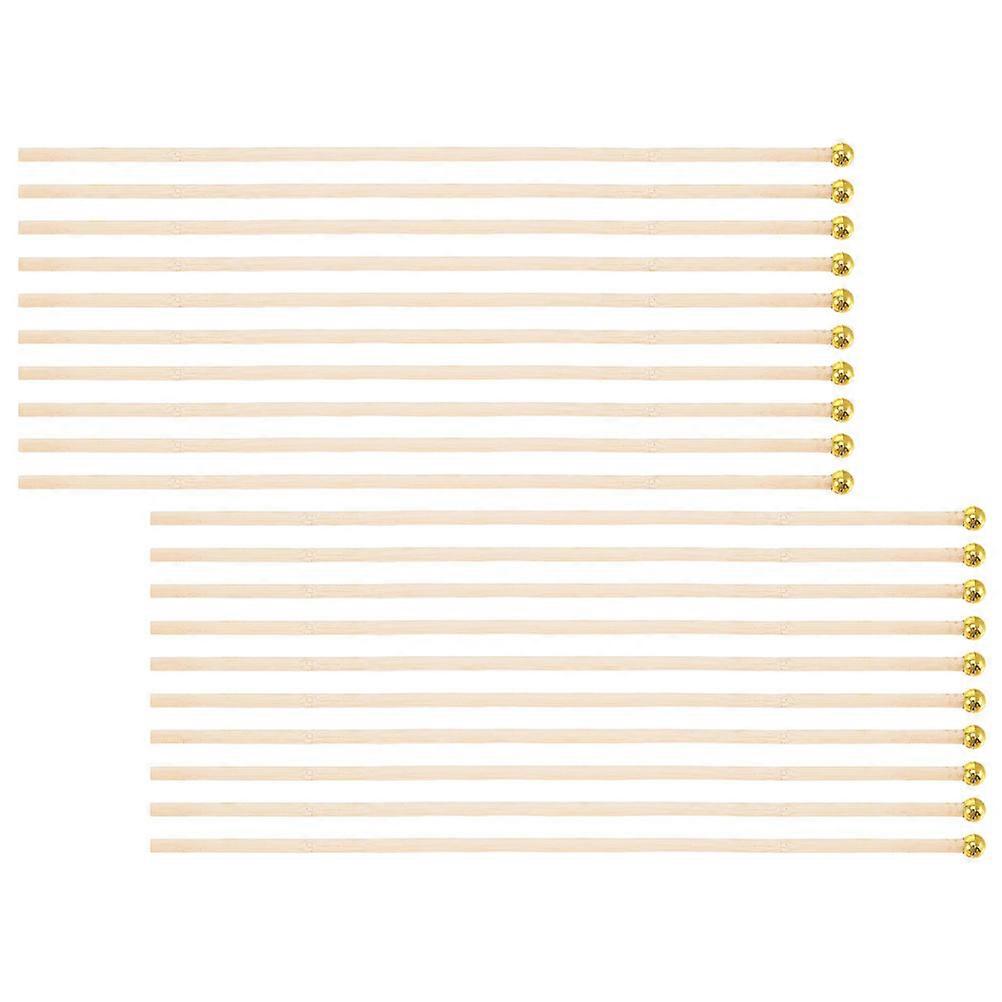 Wooden Flag Pole for Decor Multicolor Sturdy and Stable for Holding Flags Firmly 50 Pieces