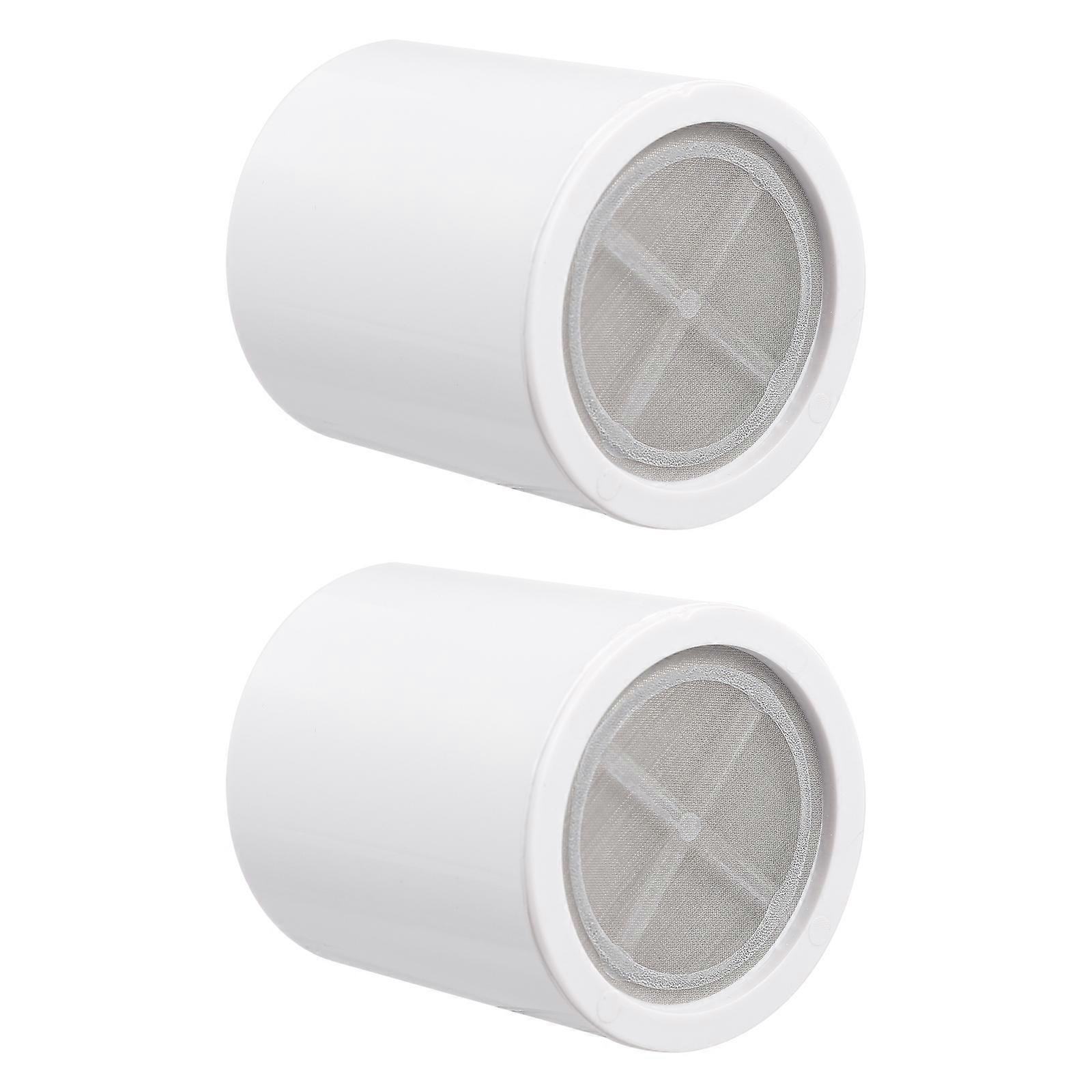 Shower Filter For Hard Water 2Pcs Suitable For Household Users 6.8X6CM White Featuring Nutrient