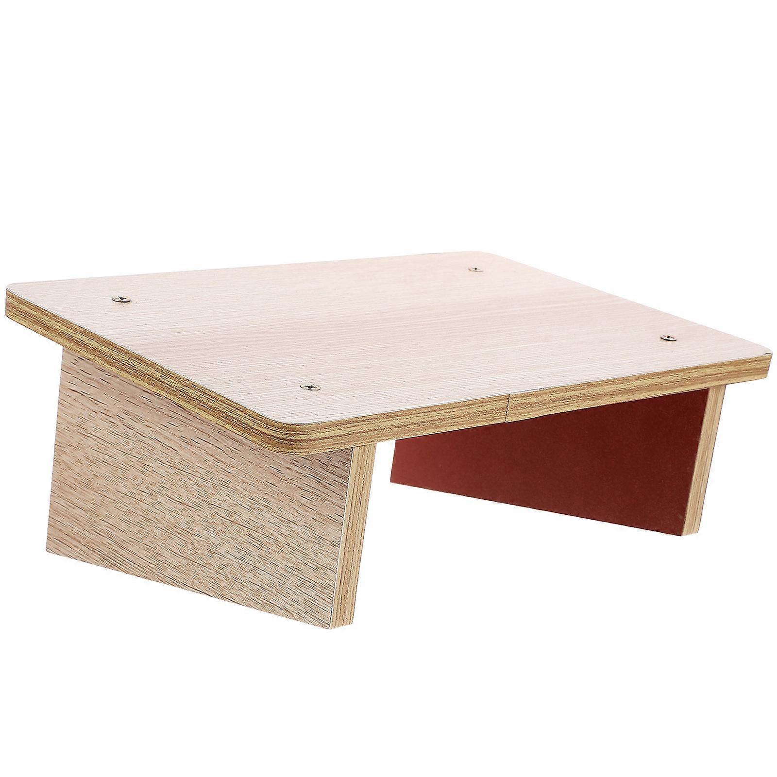 Wooden Toilet Footstool for Comfortable Squatting – Non Slip, Space Saving Design for Bathroom and Office Use