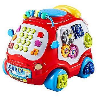 JSL88-19 Multifunktions-Cartoon-Autotelefon-Spielzeug für Kleinkinder frühes Lernen Baby-Musik-Telefon