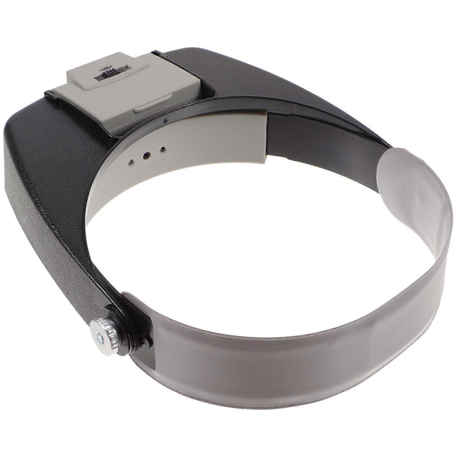 Head Mounted LED Magnifier with Ergonomic Design for Reading, Repairing, Embroidery and Antique Collection – Durable and Hands Free Use