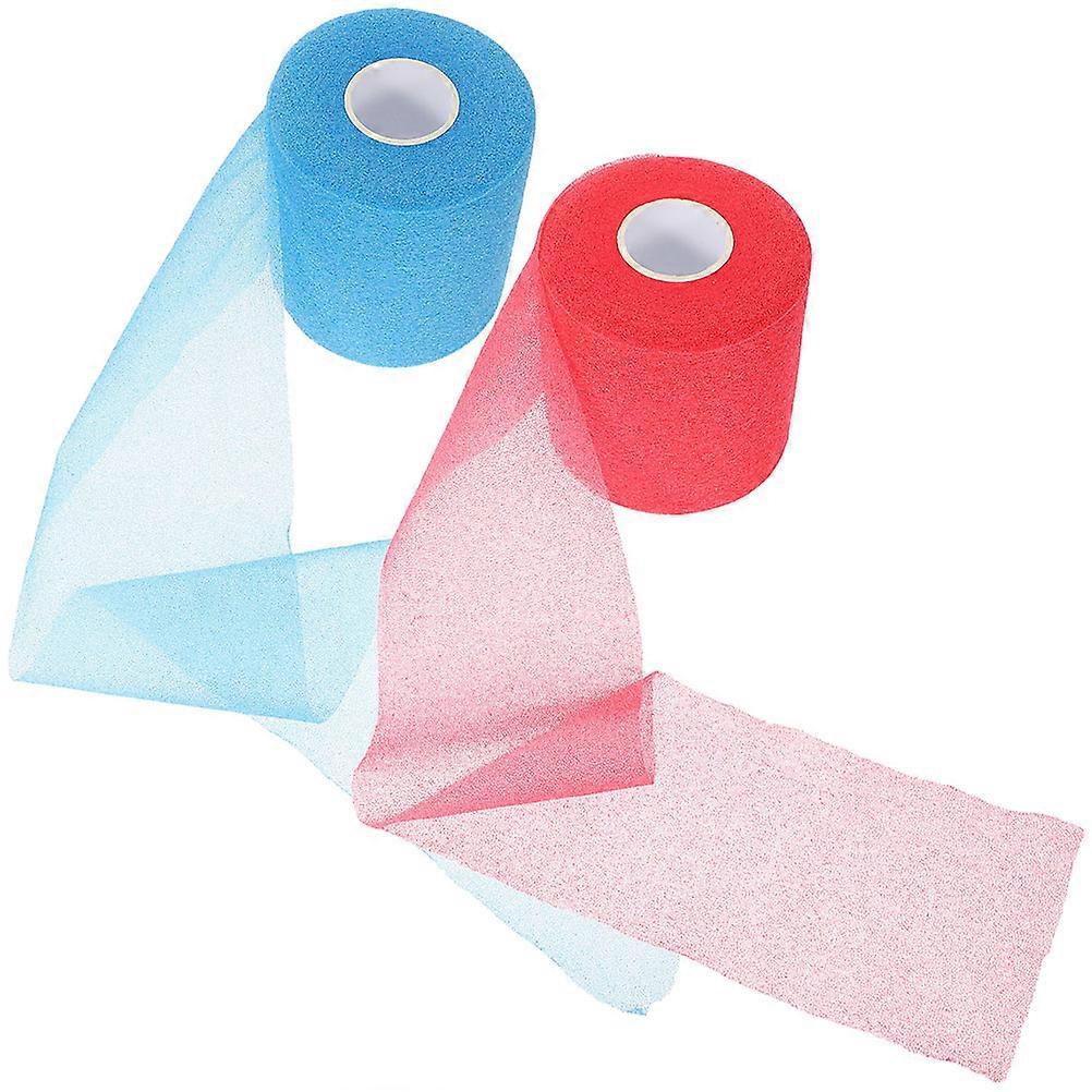 Flexible Sports Tape 2 Rolls Assorted Color For Athletes Outdoor Activities Protecting Wrists And Knees Stabilizing