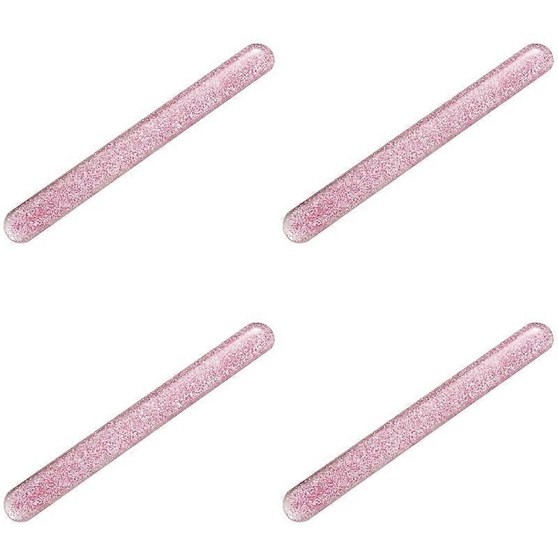 4X Crystal Nail Shiner Nano Mini Buffers Block with Portable Case for Natural Nails