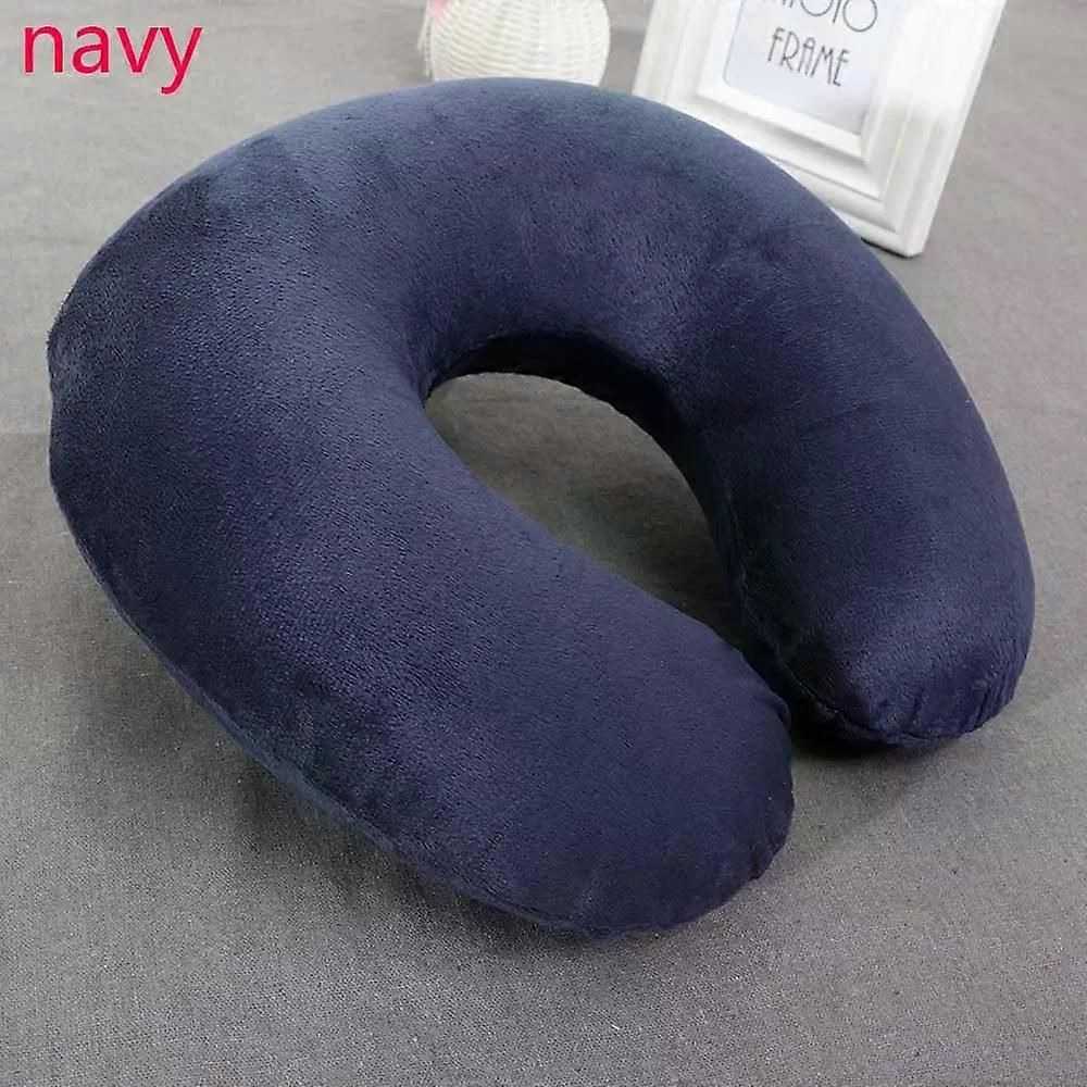 1PC Memory U Shaped Travel Air Pillow Neck Support Head Rest Cushion Gift ComSuitable fortable Pillows Suitable for travel/daily relax