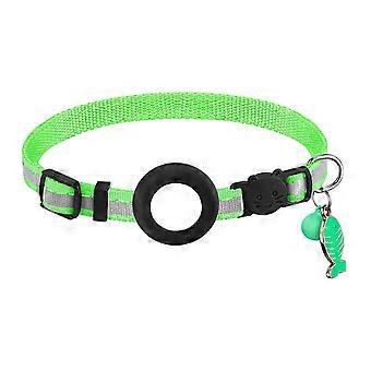 Reflective cat collar, reflective pet collar with holder for small cats, puppies, waterproof pet collar
