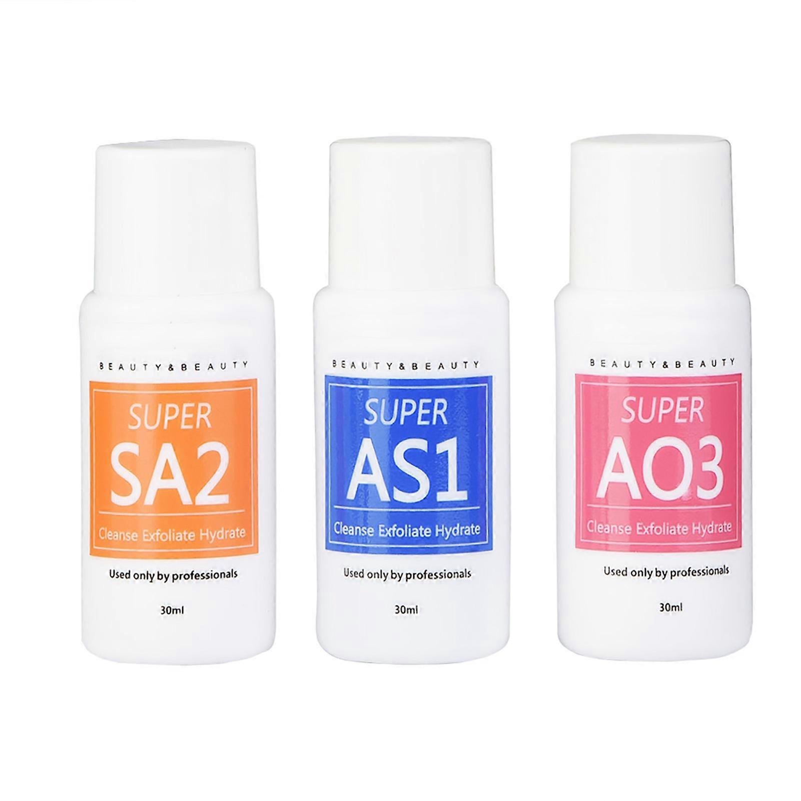 3 Types Small Bubble Solution Deep Cleaning Hydrating Liquid Anti Aging Beauty Machine Accessor