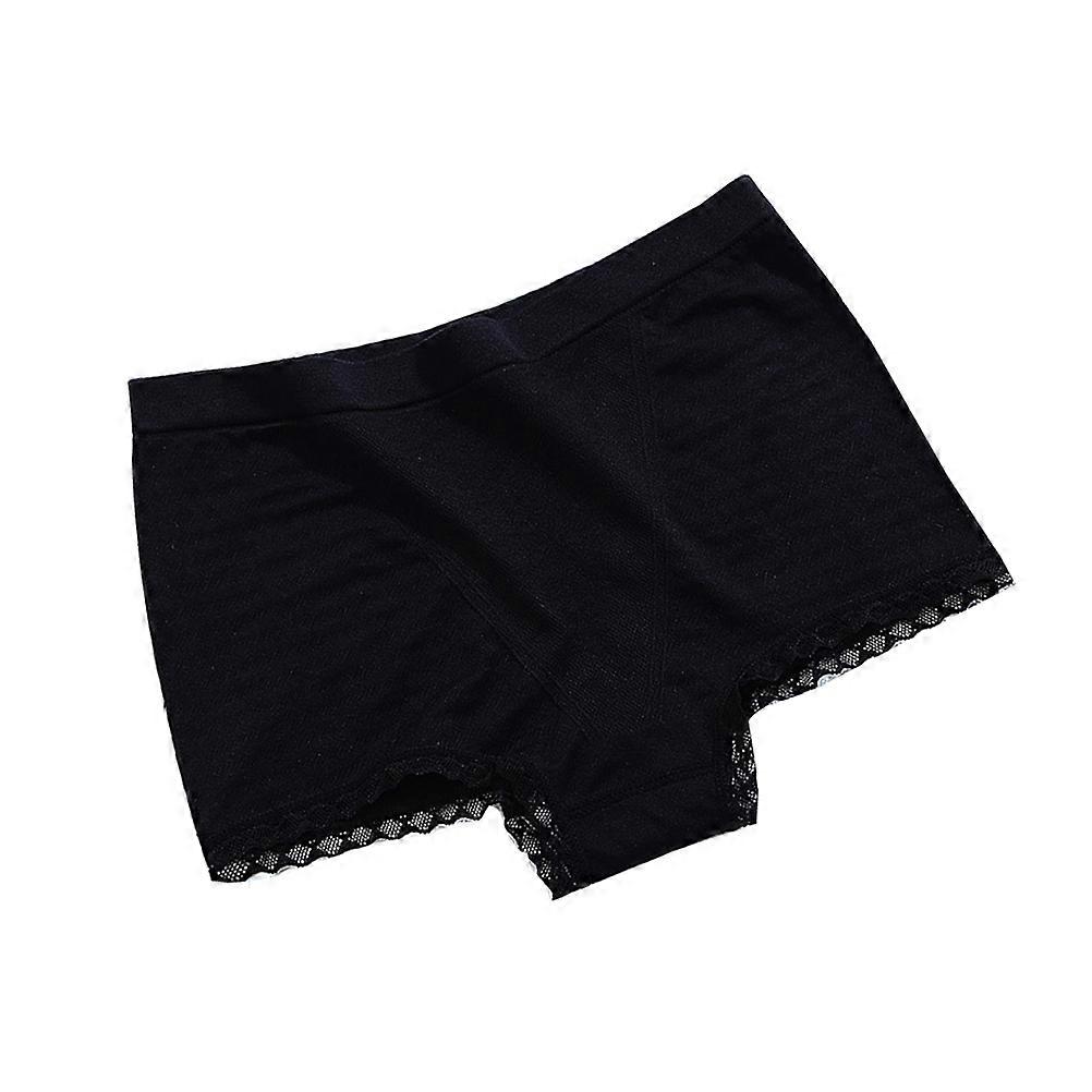 Elastic Waist Briefs For Women Black Color Average Size Design Suitable For Daily Wear 1Pack