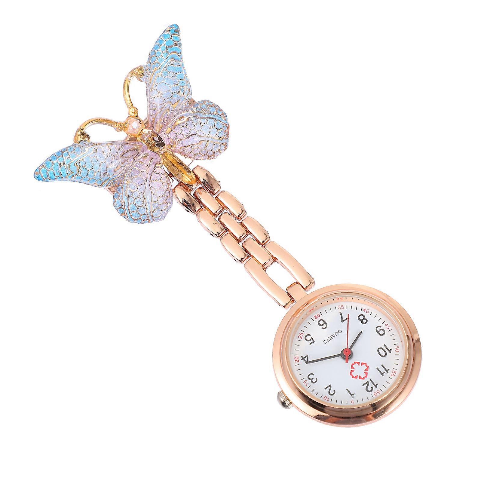 Round Nurse Fob Watch For Daily Use Healthcare Workers And Students Quartz Material With Timekeeping 1Pcs