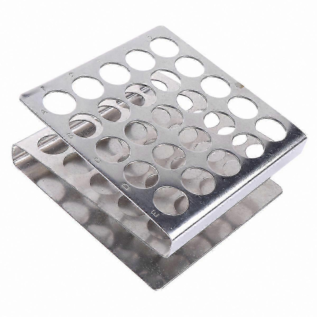 Stainless Steel Test Tube Rack for Science Lab Use Small Holder for Boiling Tubes