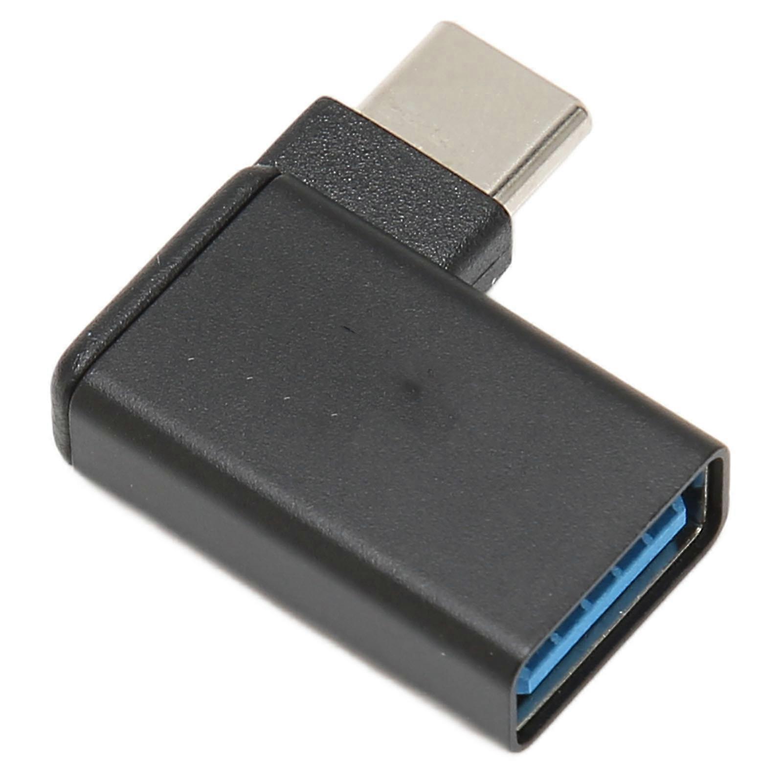 USB-zu-Typ-C-Adapter 90-Grad-Buchse auf Stecker Plug-and-Play-USB-zu-USB-C-Anschluss für PC-Laptop-Spielekonsole
