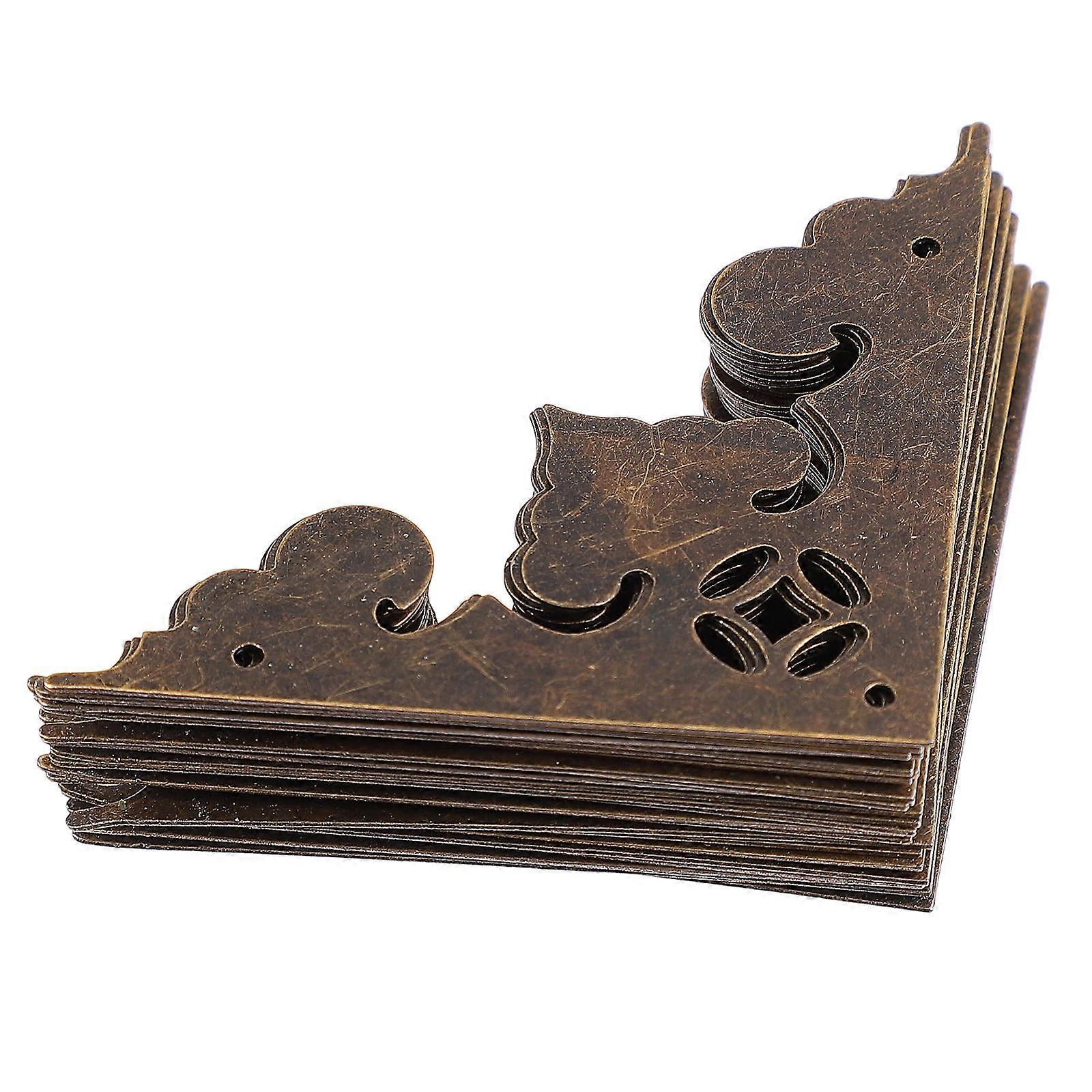 24pcs Antique Box Corner Protectors   Safety Guards for Jewelry Cases, Furniture & Decorative Boxes   Easy Installation with Screws   Unique Elegant