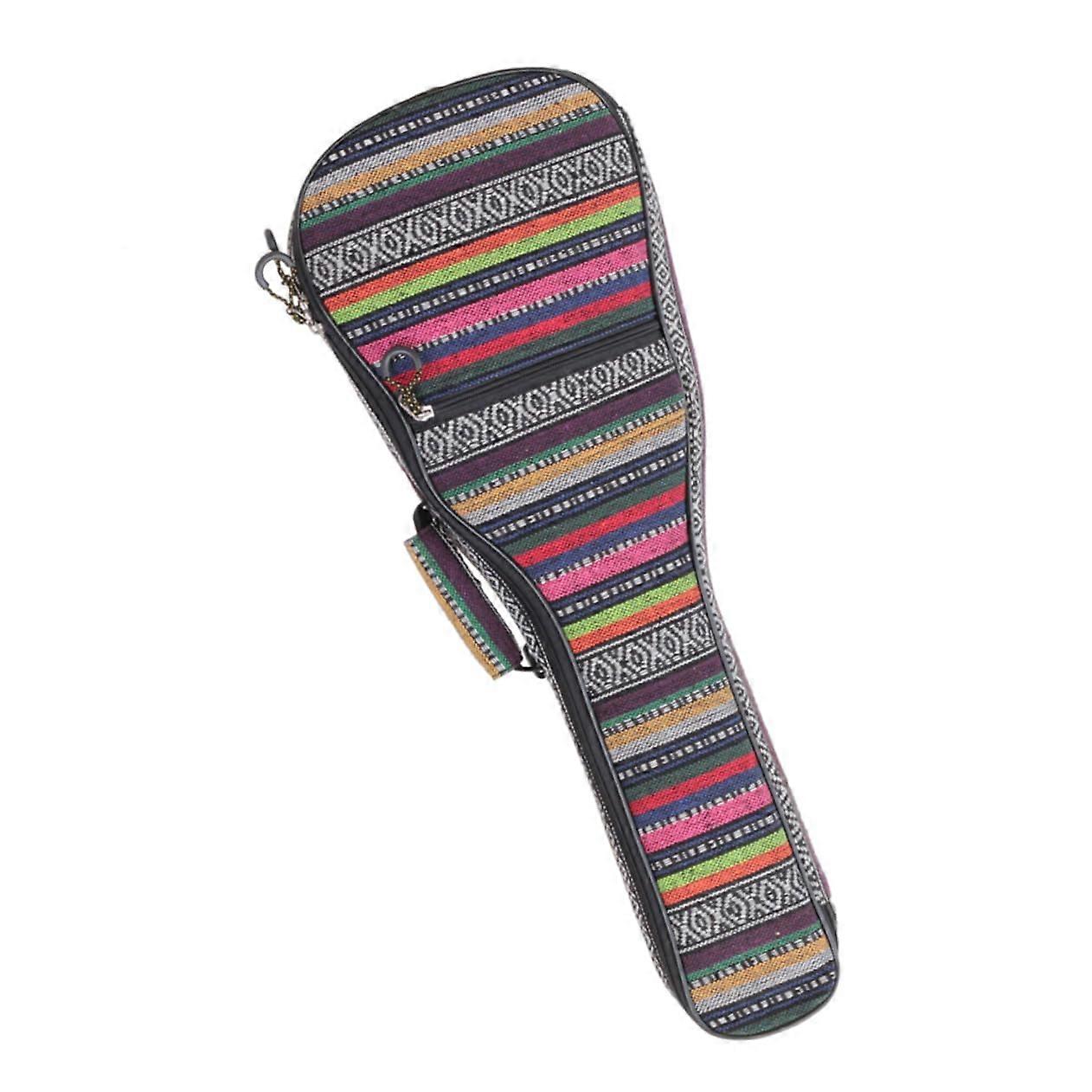 Ukulele Bag Portable Acoustic Guitar Gig Bag Shoulder Backpack Polyester Case Assorted Colors 0121