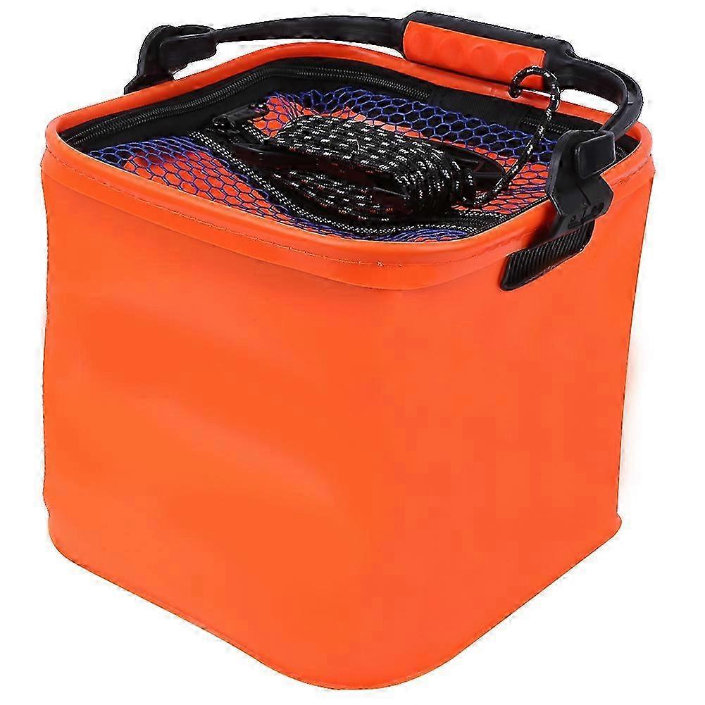 2025 Foldable Fishing Bucket EVA Square Shape with Air Vent