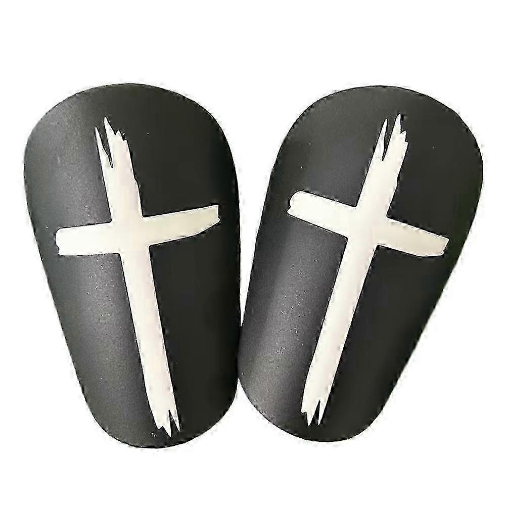 1 par benskydd Liten skyddsutrustning Shin Mini Shin Soccer Shin för barn pojkar flickor 12 * 7,8 CMBlack