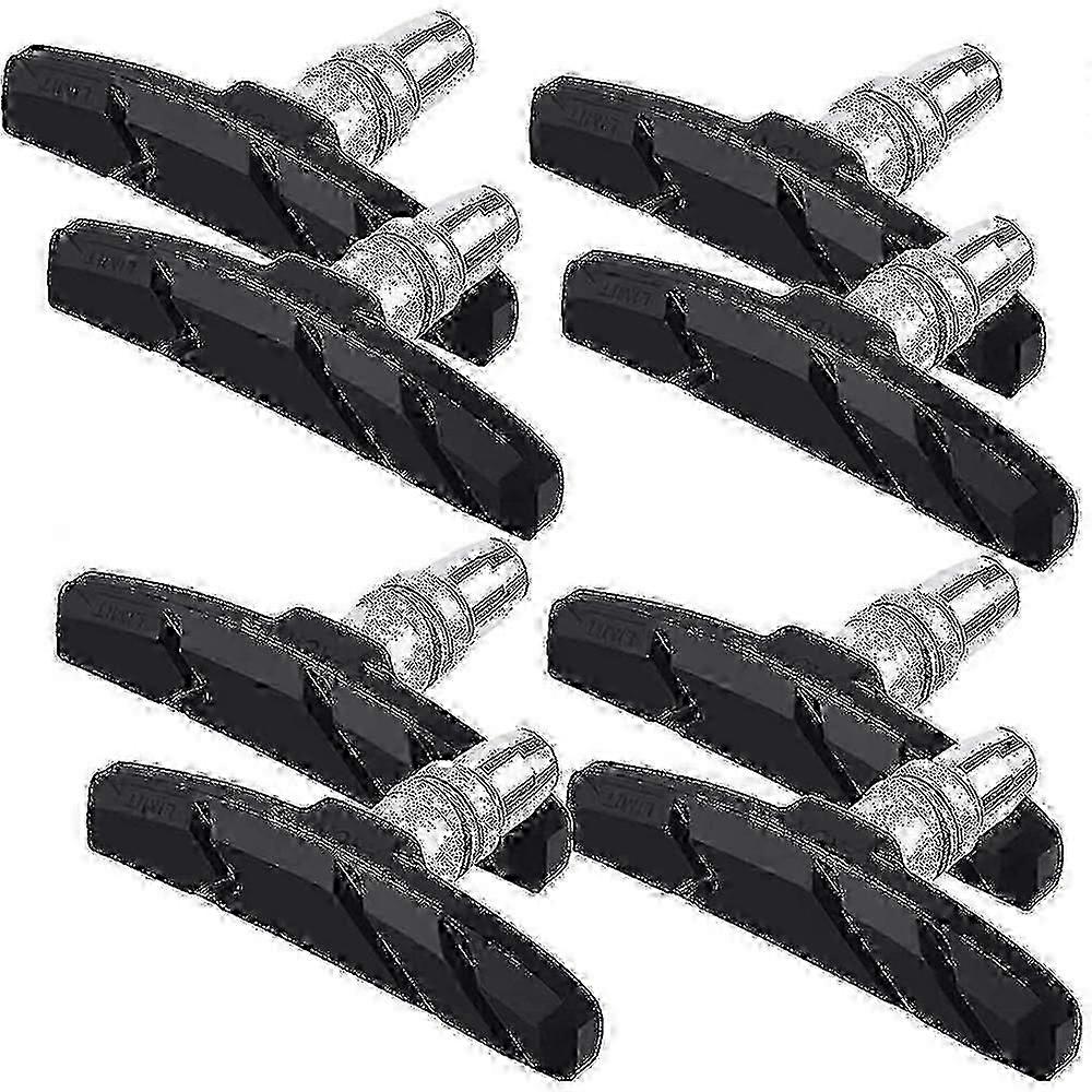 4 Çift V Bisiklet Fren Balatası Bisiklet Fren Bloğu Seti 70 Mm Bisiklet Fren Balatası Saat