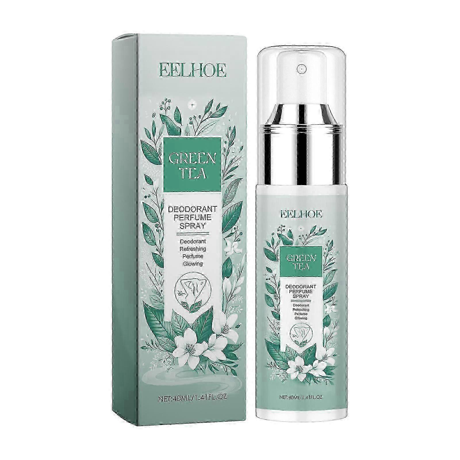 EELHOE Green Tea Underarm Deodorizing Spray: Reducerer lugt og svedlugt under armene, hvilket efterlader kroppen frisk og duftende.
