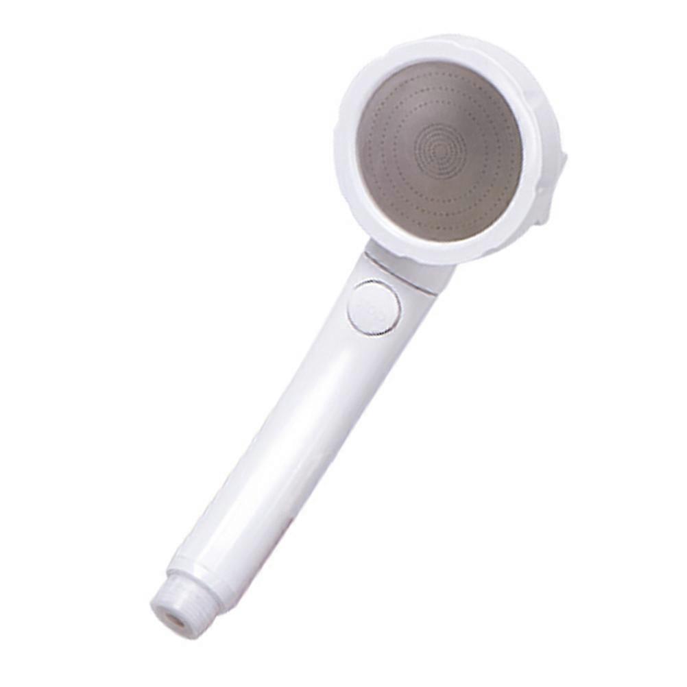 White ABS Shower Head with Three Adjustable Modes for Comfortable Showering Enjoy Luxurious Wash