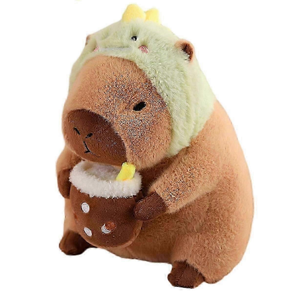 Capybara Plush Toy Pillow, Cute Capybara Stuffed Animal, Soft Capybara Plushie Toy Doll Pillow,Stuff