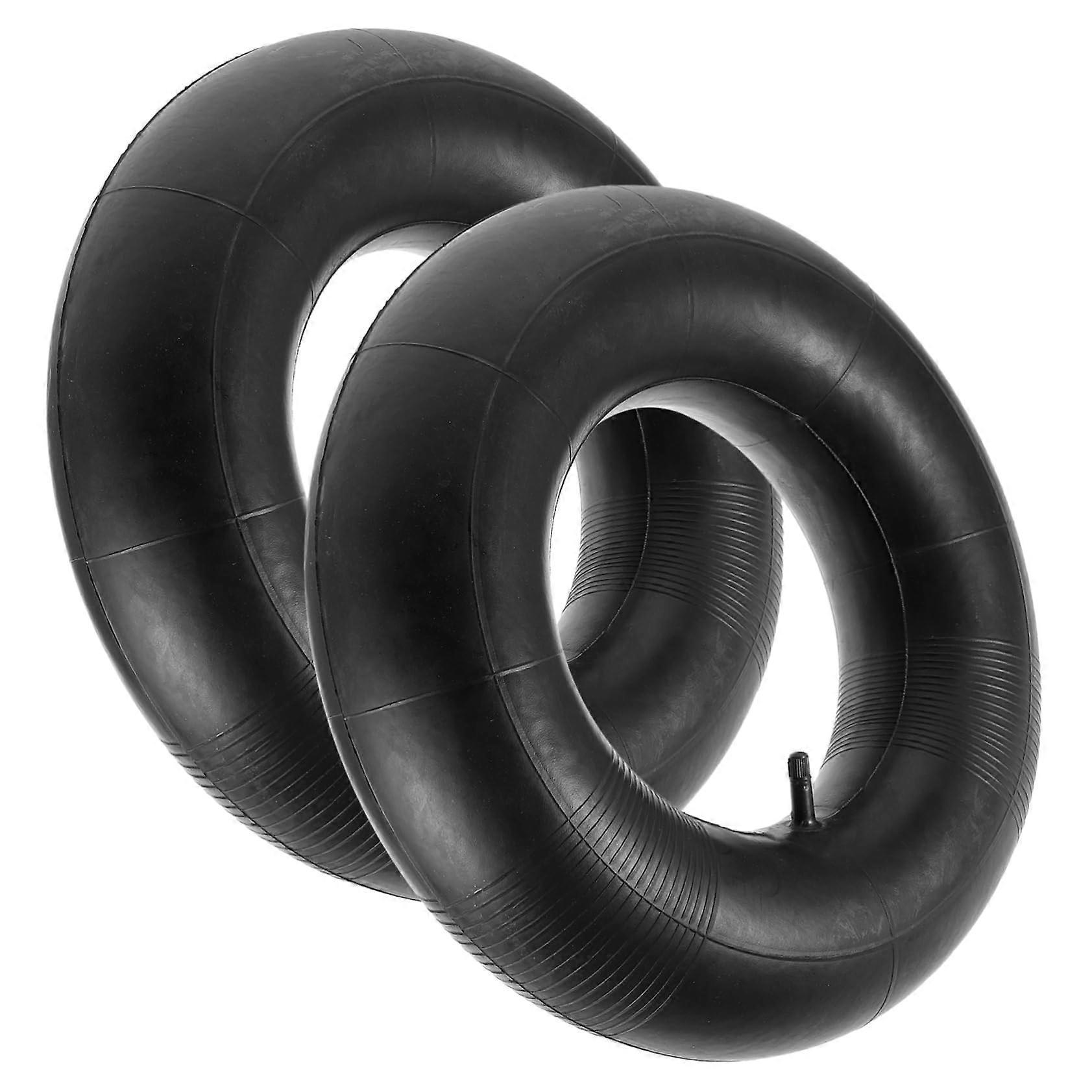 2pcs Lawn Mower Tube Tires Tire Inner Tubes Versatile Pneumatic Inner for Mowers Wheelbarrows Rubber