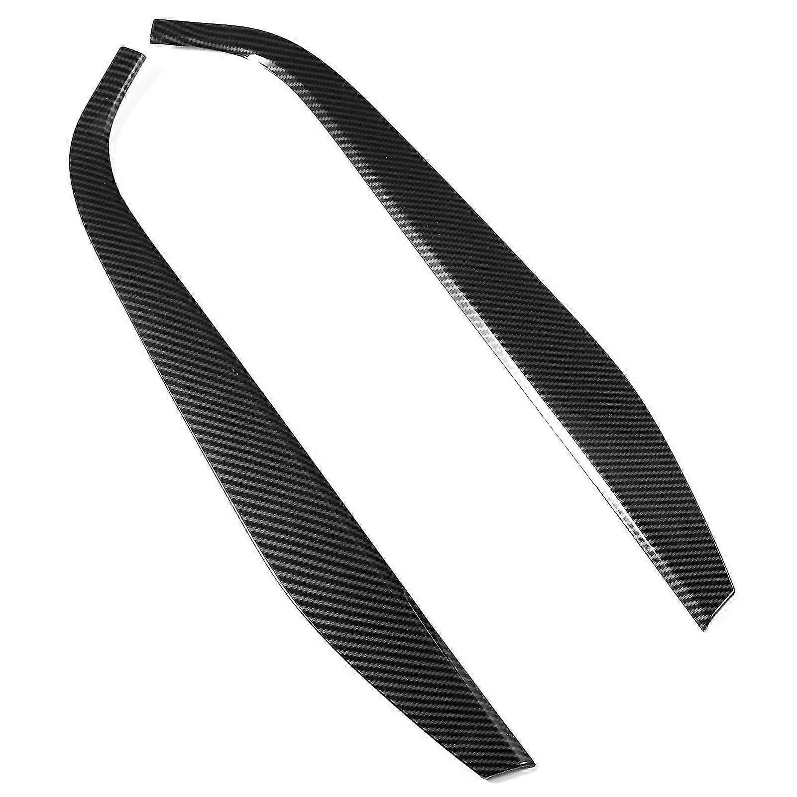 Center Console Both Side Strips Decrotive Trim Fit for Benz A Class 2019?2020Carbon Fiber Pattern