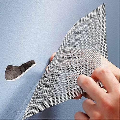 Self Adhesive Metal Wall Patch Mesh Pack of 2, 10x10cm, For Plasterboards, Walls and Ceilings