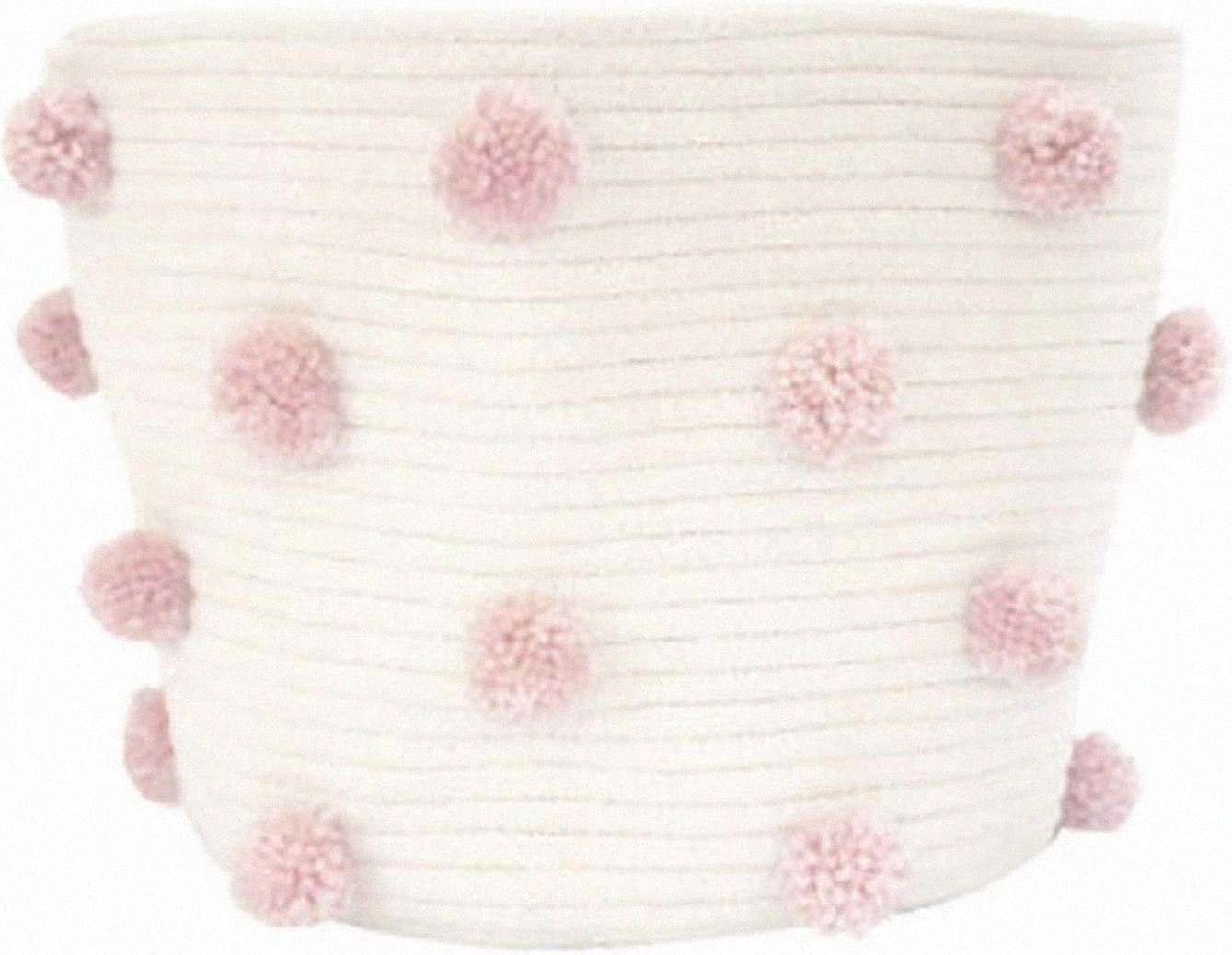 Pink Laundry Basket with Nordic Design