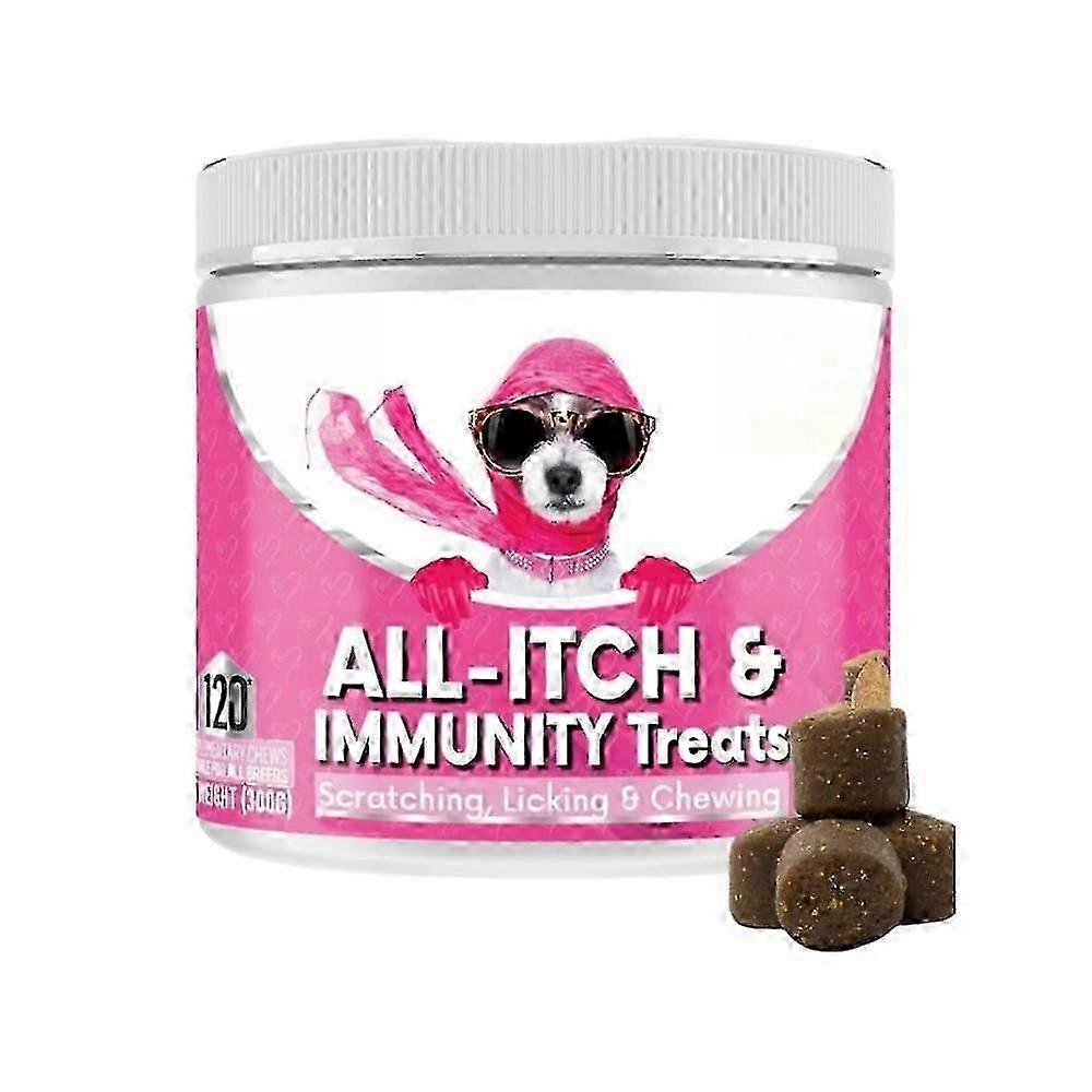 Nutri-Paw All-Itch Immunity Treats For Dogs-Soothe Itchy Paws, Eyes, Ears, Skin d