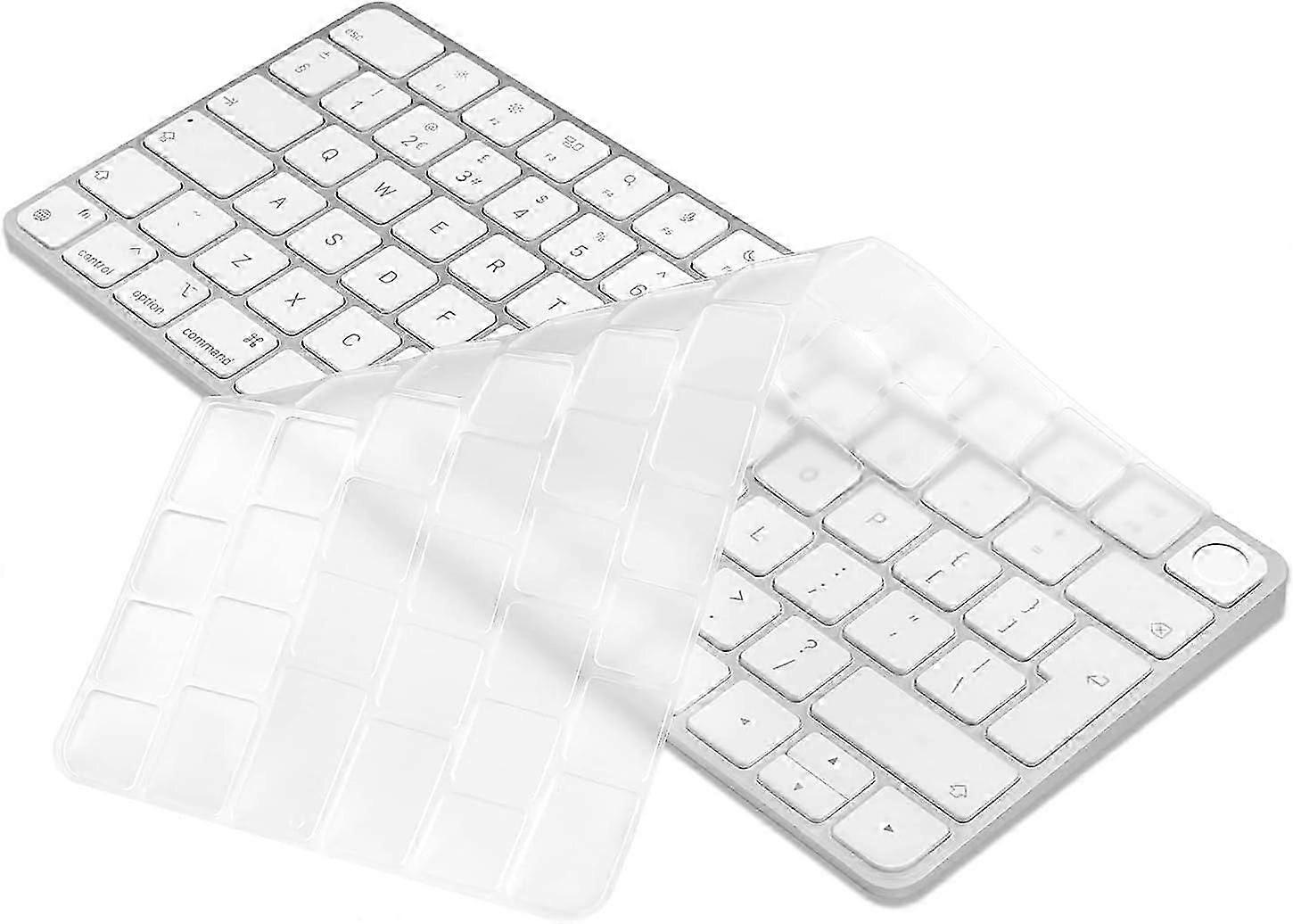TPU Protective Film for 24-inch iMac Magic Keyboard with Touch ID, Lock Key A2449, M3/M1 Chip Compatibility