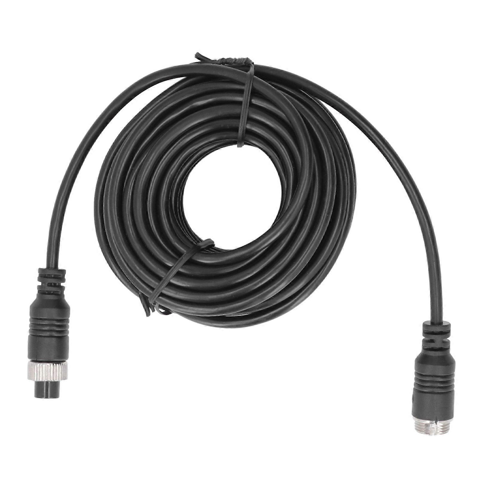 33ft/10m 4 Pin Car Video Extension Cable Backup Camera Wire for Truck Trailer Bus Motorhome
