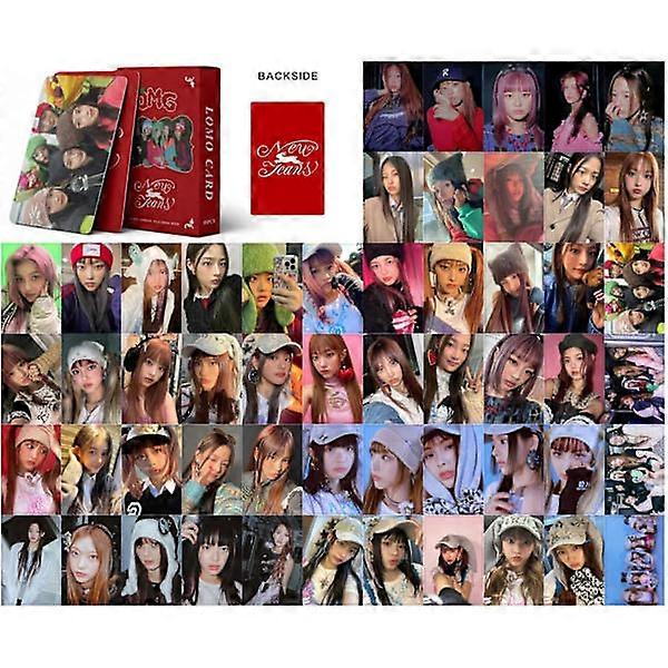 Kpop NewJeans κάρτα φωτογραφιών 55 τεμ NewJeans OMG άλμπουμ Lomo κάρτα NewJeans Mini Photo Card NewJeans Poster Card για τους θαυμαστές