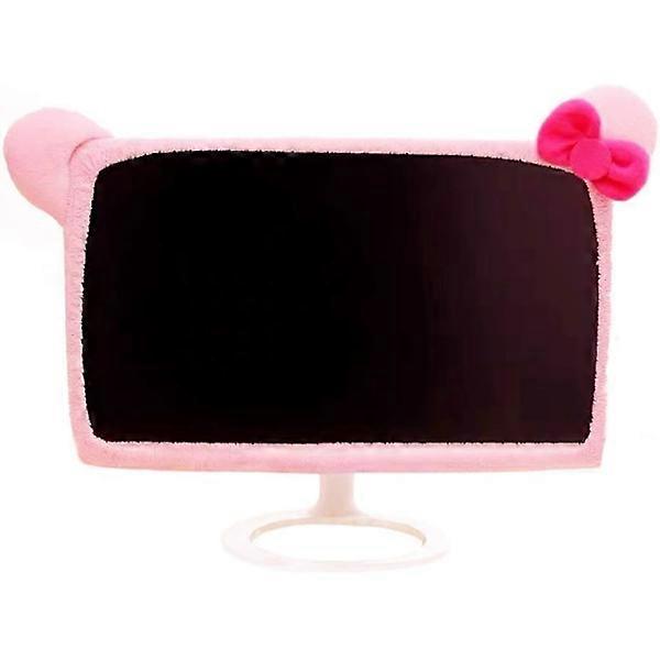 20''-29'' Computer Screen Protector with Cat Ears Design Fur Kawaii