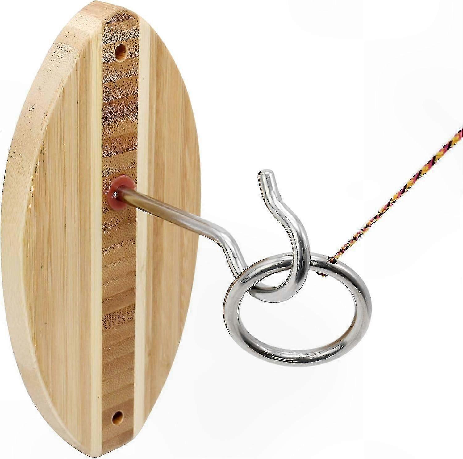 Ring Toss Game for Adults, Hook and Washer Game Set, Indoor/Outdoor Yard Game for Family Fun and Party Entertainment