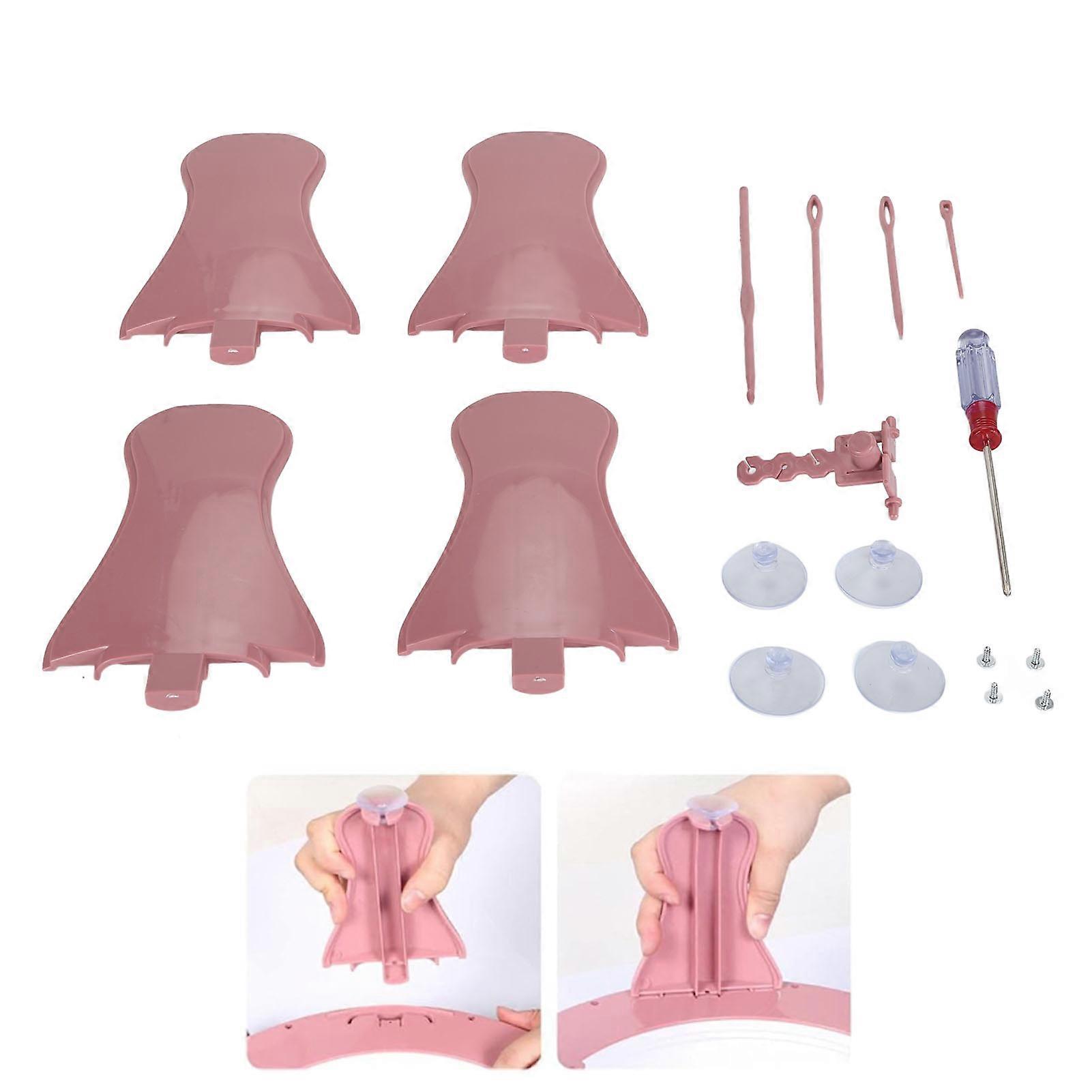 18pcs Knitting Machine Adapter Set Plastic Stainless Steel Tools