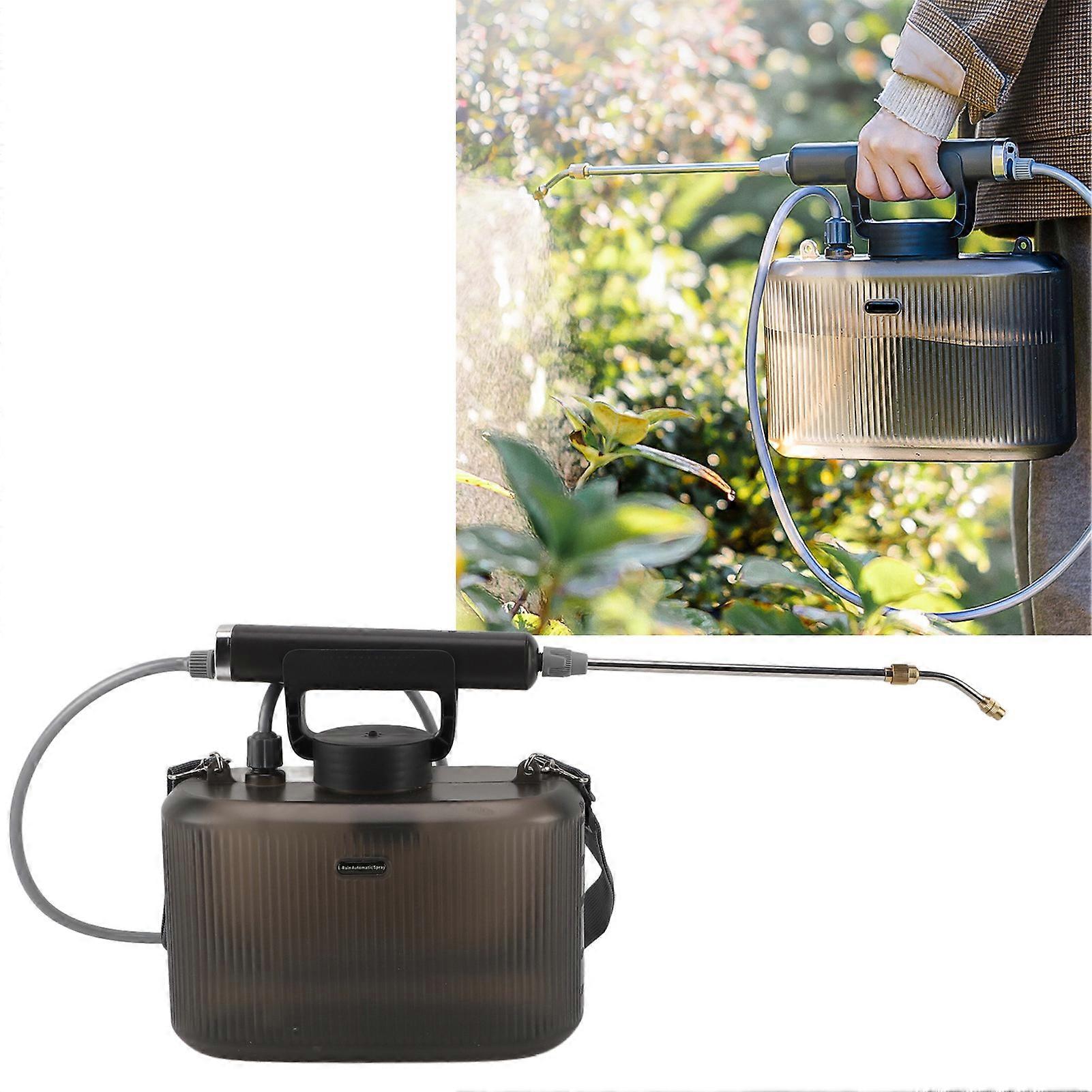 Electric Sprayer 5L Capacity Gray with Portable Shoulder Strap