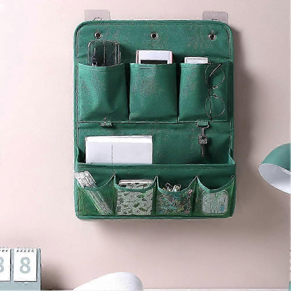 Green Over The Door Hanging Organizer, Multifunctional Storage Bag for Efficient Space Saving