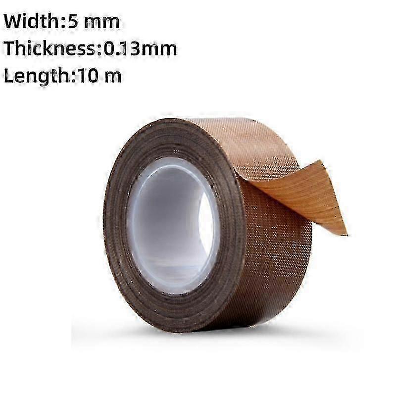 Length 10M PTFE Electrical Tape: High-Temperature Resistant, Practical Insulating, Self-adhesive Sealing & Waterproof Tapes Roll