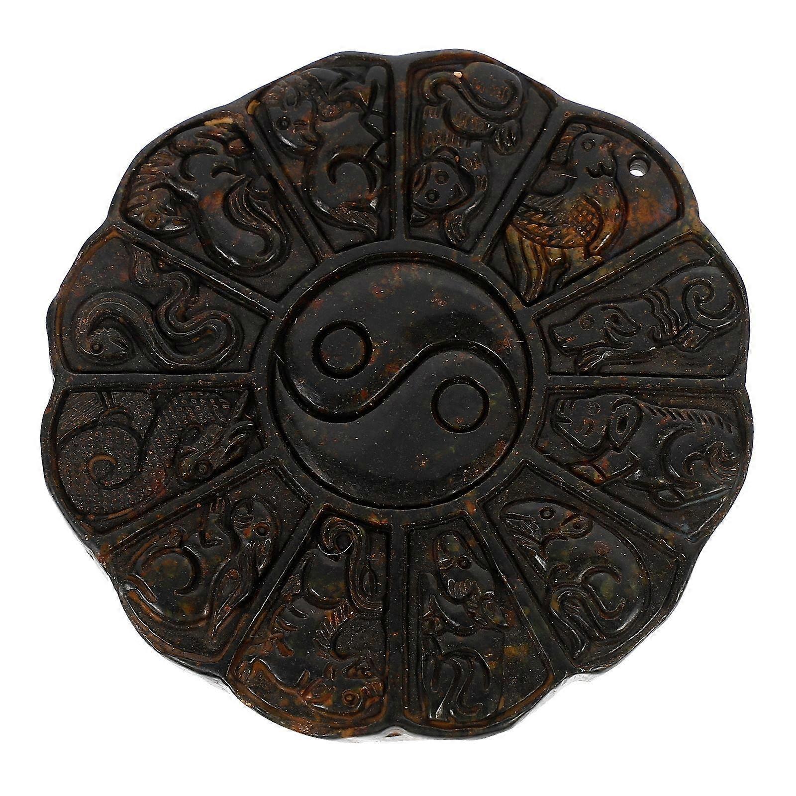 Black Zodiac Design Paper Weight for Decoration with Good Craftsmanship and Synthetic Material 1pc