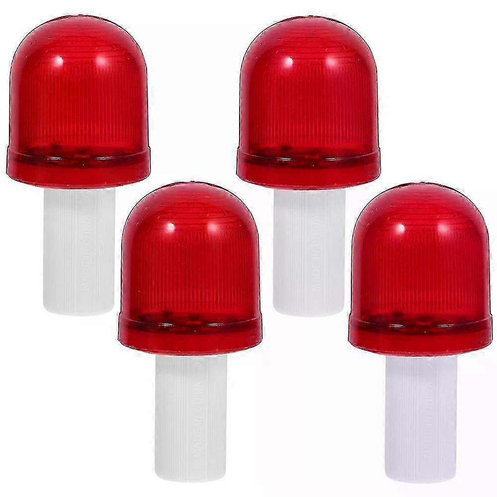 Traffic Light Safety Flashing Warning Cone Lights, 4 Pcs Emergency Road Flashing Warning Lights