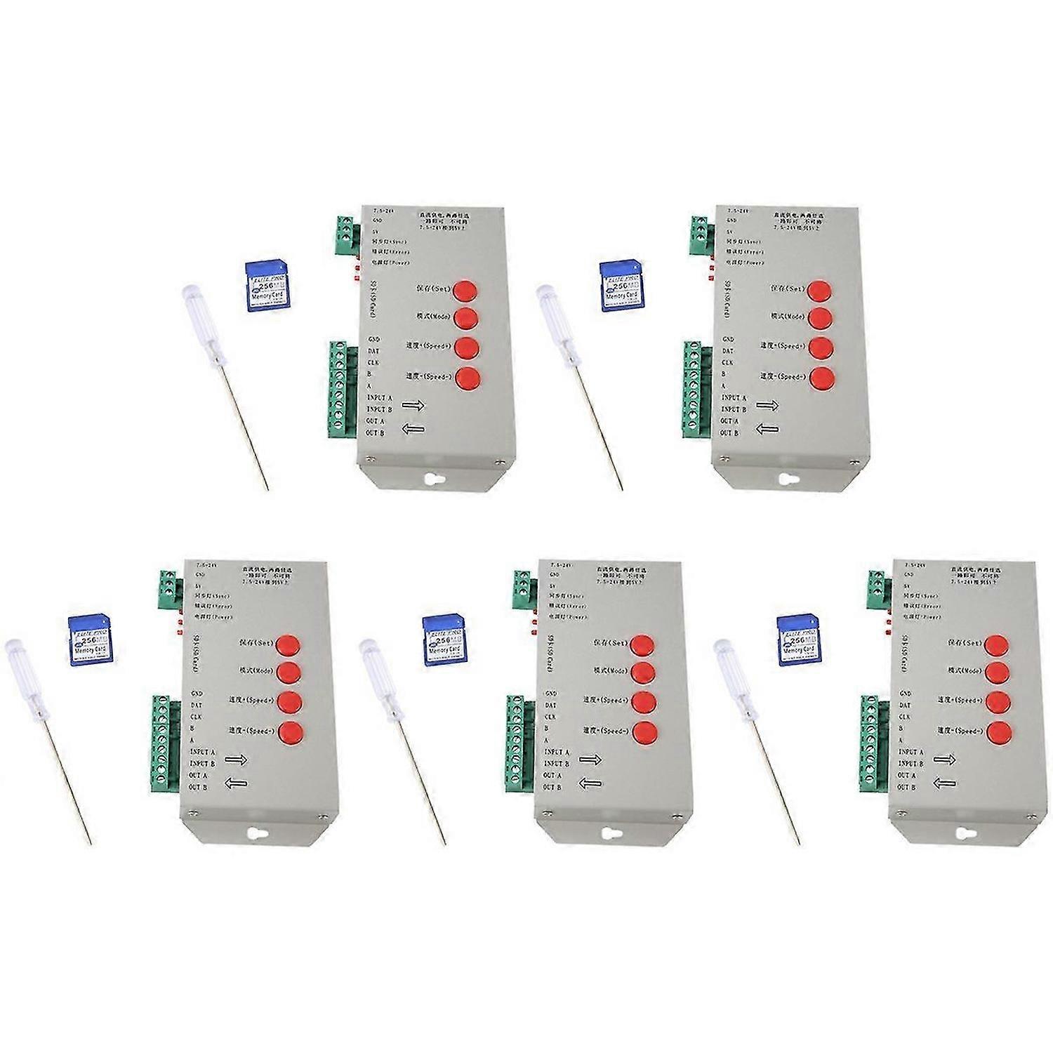 RGB LED Controller T1000S SD Card 2048Pixels Controller For WS2801