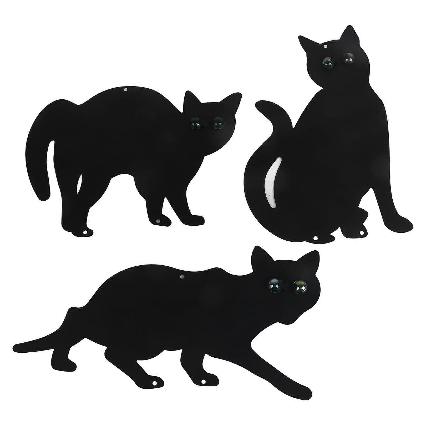 3 x Mental Cat Scarers Stop Pest Control Get Rid of Pests Garden Scarer