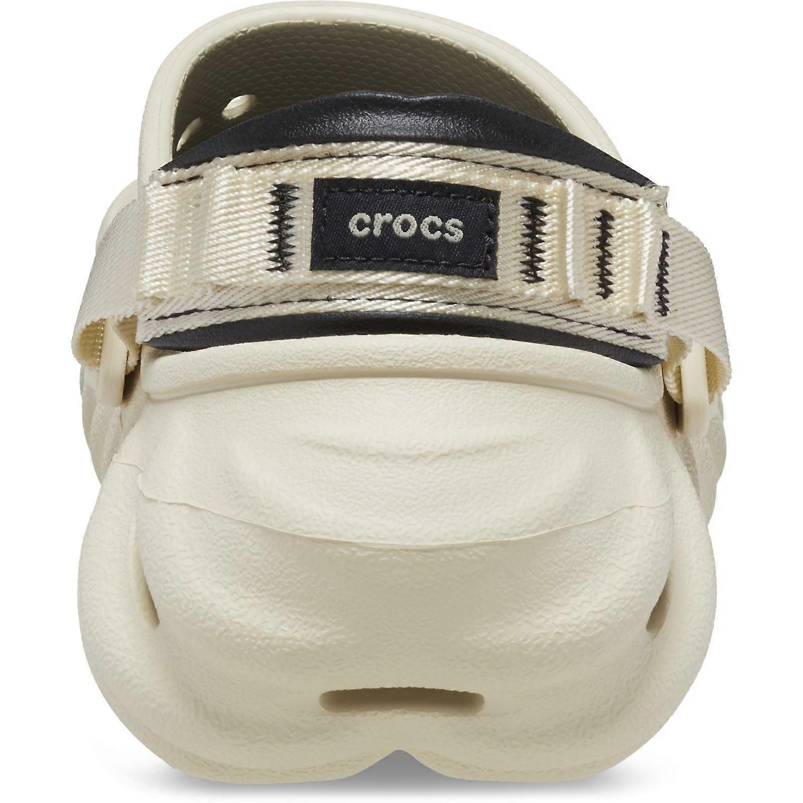 Crocs Echo Thermoplastic Bone/Black Clogs