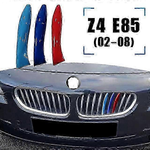 3pcs ABS For BMW Z4 Roadster E89 E85 G29 Car Grille Strip Trim Clip M Performance Accessories 02-19 2020 2021 2022