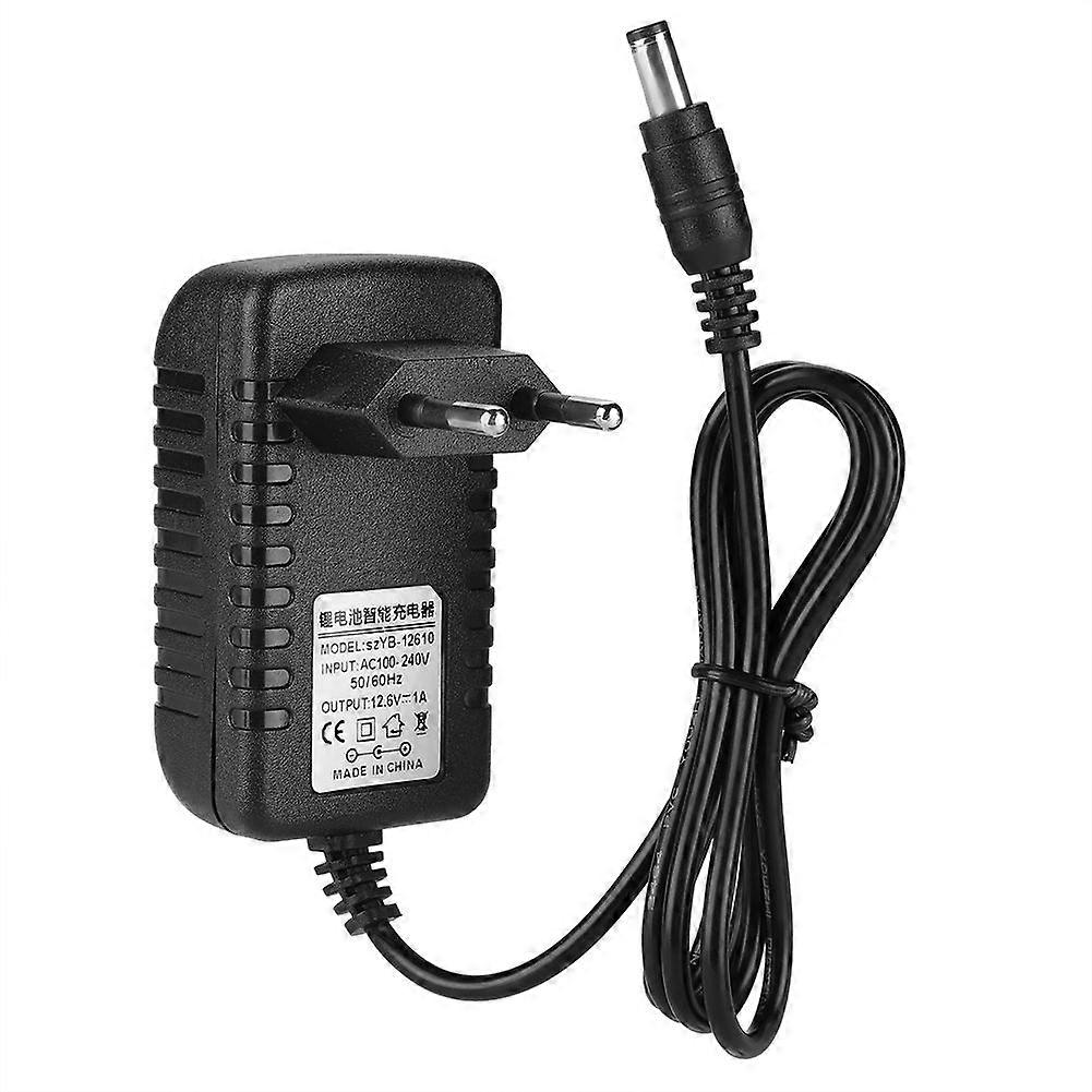 Multi level Protections 12.6V/1A Adaptative Lithium Battery Charger Input -