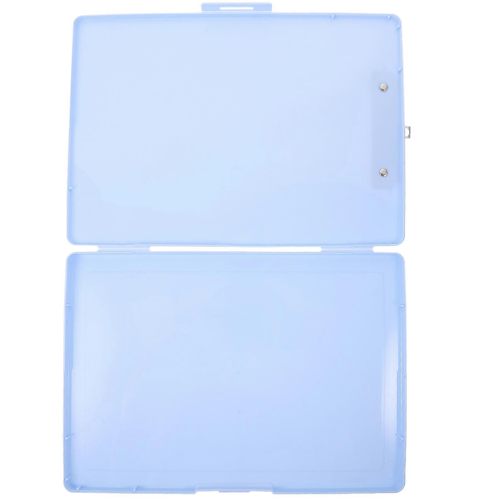 3Pcs Plastic File Holder Certificate Organizer for Storage Travel Supply Box