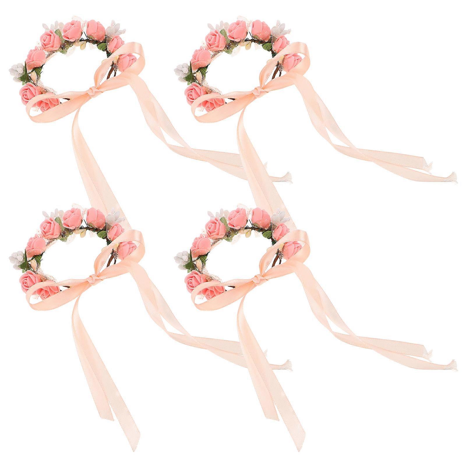 Rose Wedding Wrist Corsages for Bridal Use with 20Pcs Set