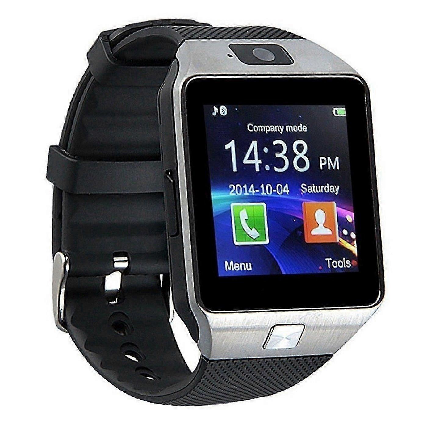 Bluetooth Smart Watch with SIM Card Slot Make Phone Calls 2.0MP Camera Support Message Notification