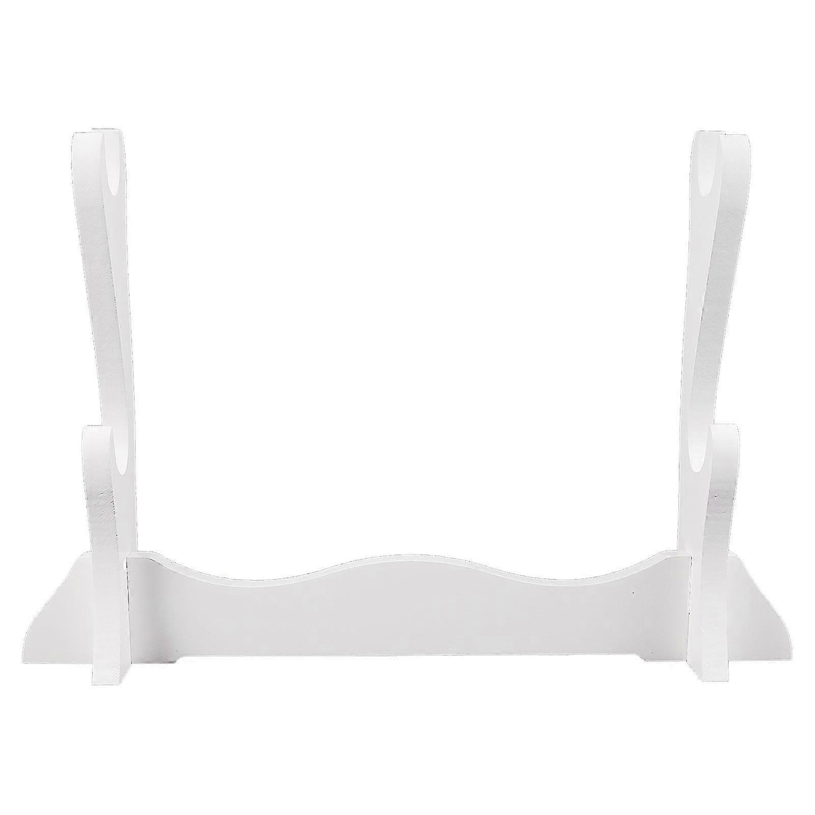 Sword Holder Sword Stand Single Horizontal Wood Display Stand Flute Holder