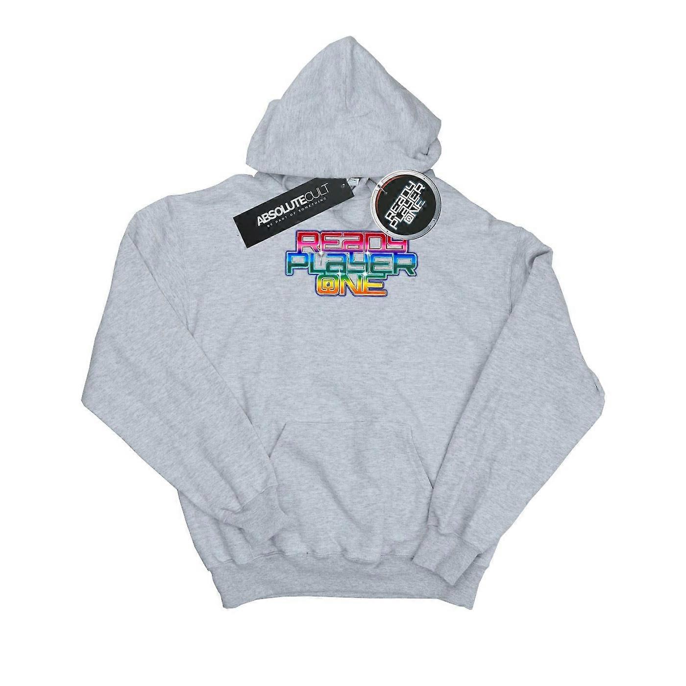 Klar spiller jenter Rainbow Logo Hettegenser