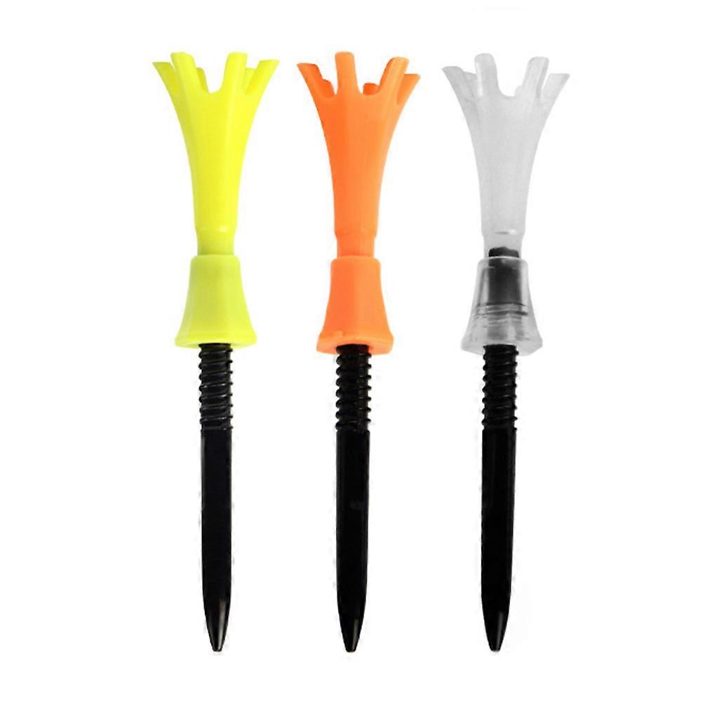 Assorted Color Golf Tee Elastic Limit Ball Tee Training Supplies 3Pcs